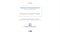 Desktop Screenshot of procrastination.net